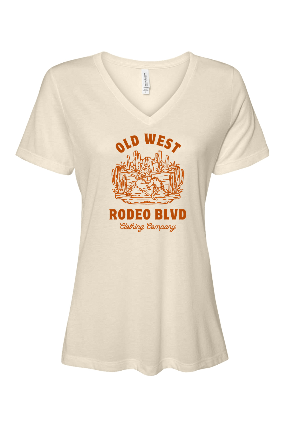 Old West Rodeo Blvd V-Neck