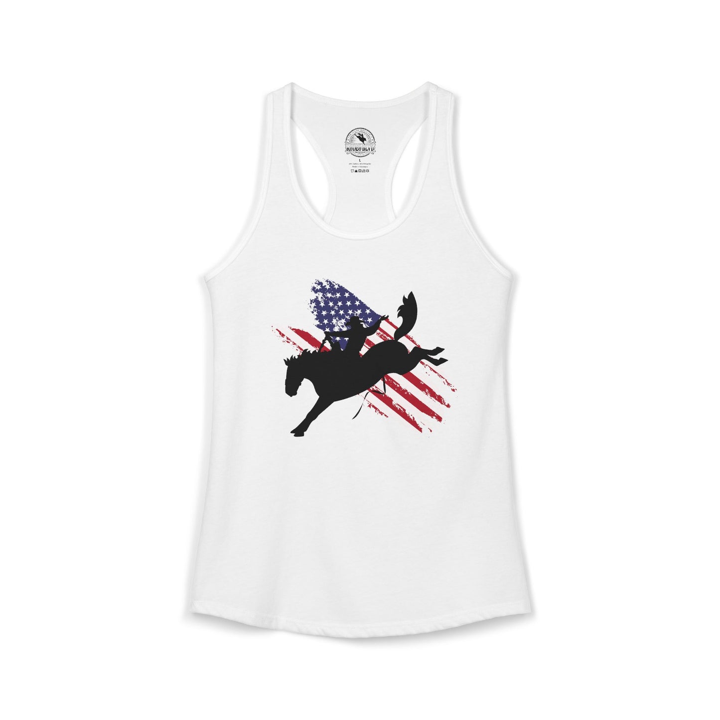 Saddle Bronc USA - Racerback Tank