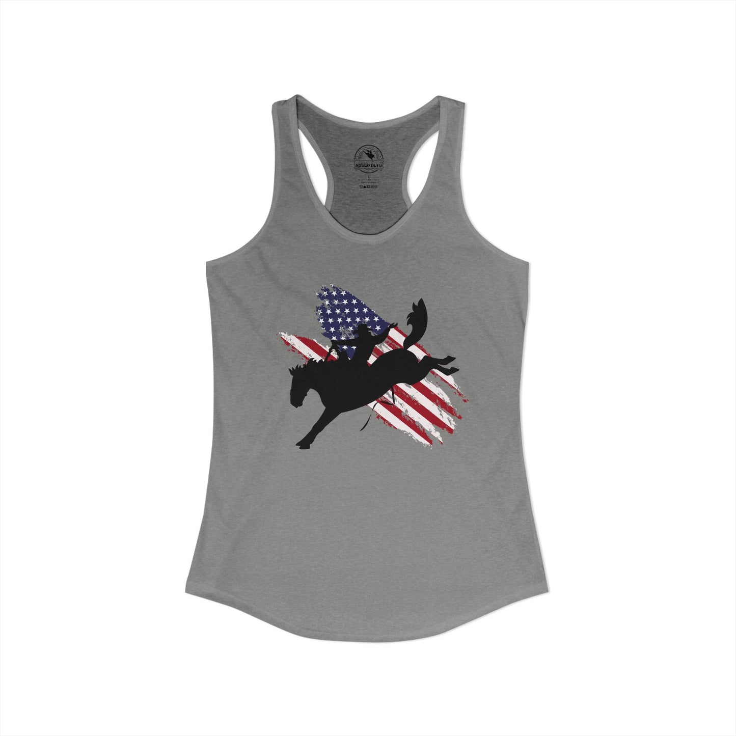Saddle Bronc USA - Racerback Tank