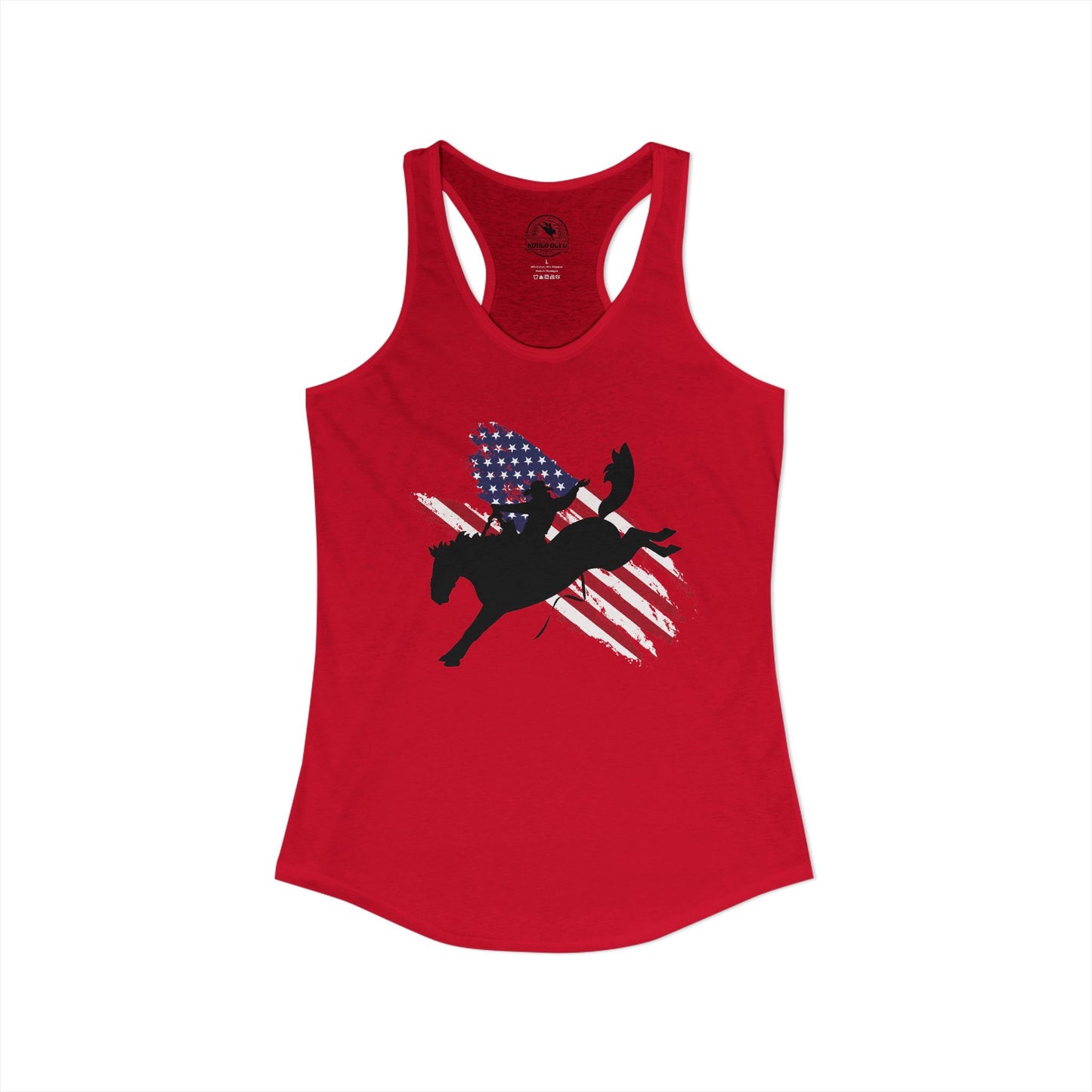 Saddle Bronc USA - Racerback Tank