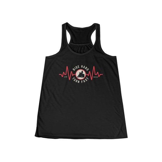 Ride Hard, Turn Fast Racerback Tank