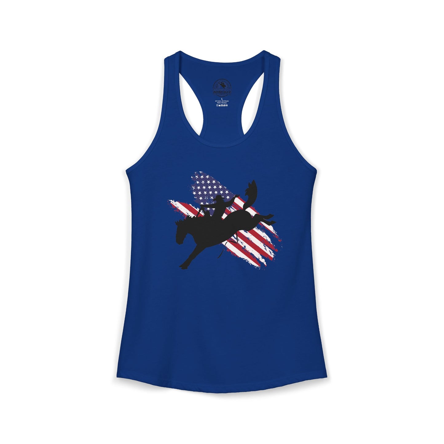 Saddle Bronc USA - Racerback Tank