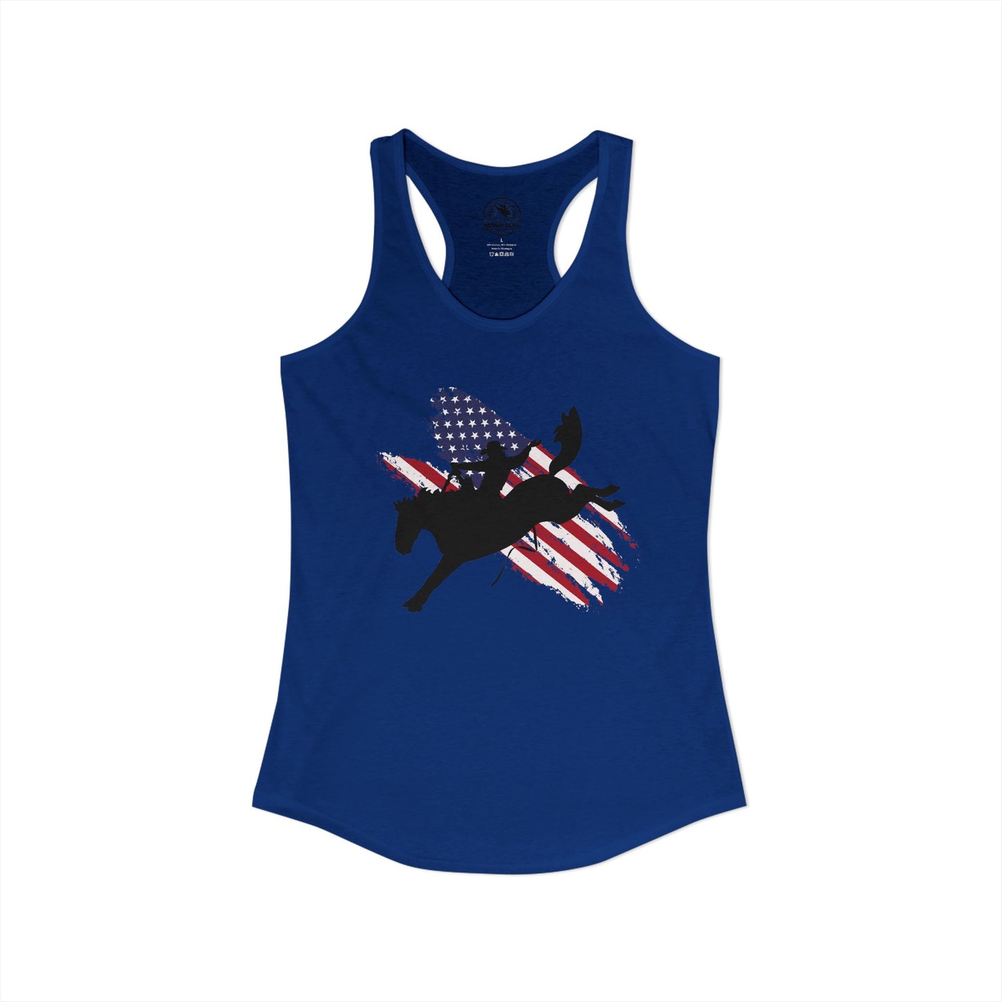 Saddle Bronc USA - Racerback Tank