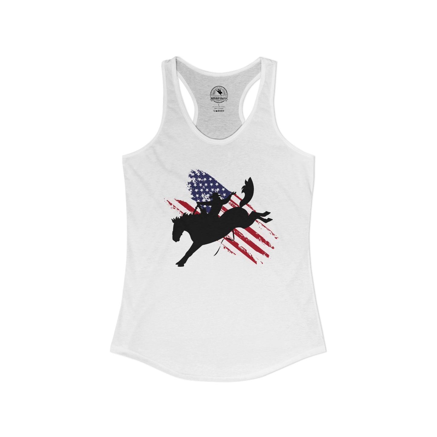 Saddle Bronc USA - Racerback Tank
