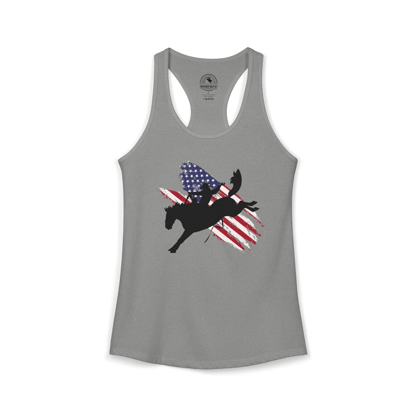 Saddle Bronc USA - Racerback Tank