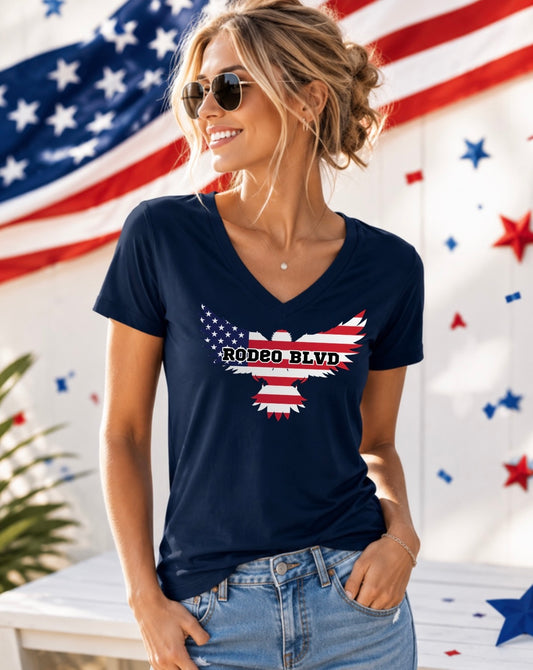 Free Bird V-Neck Tee