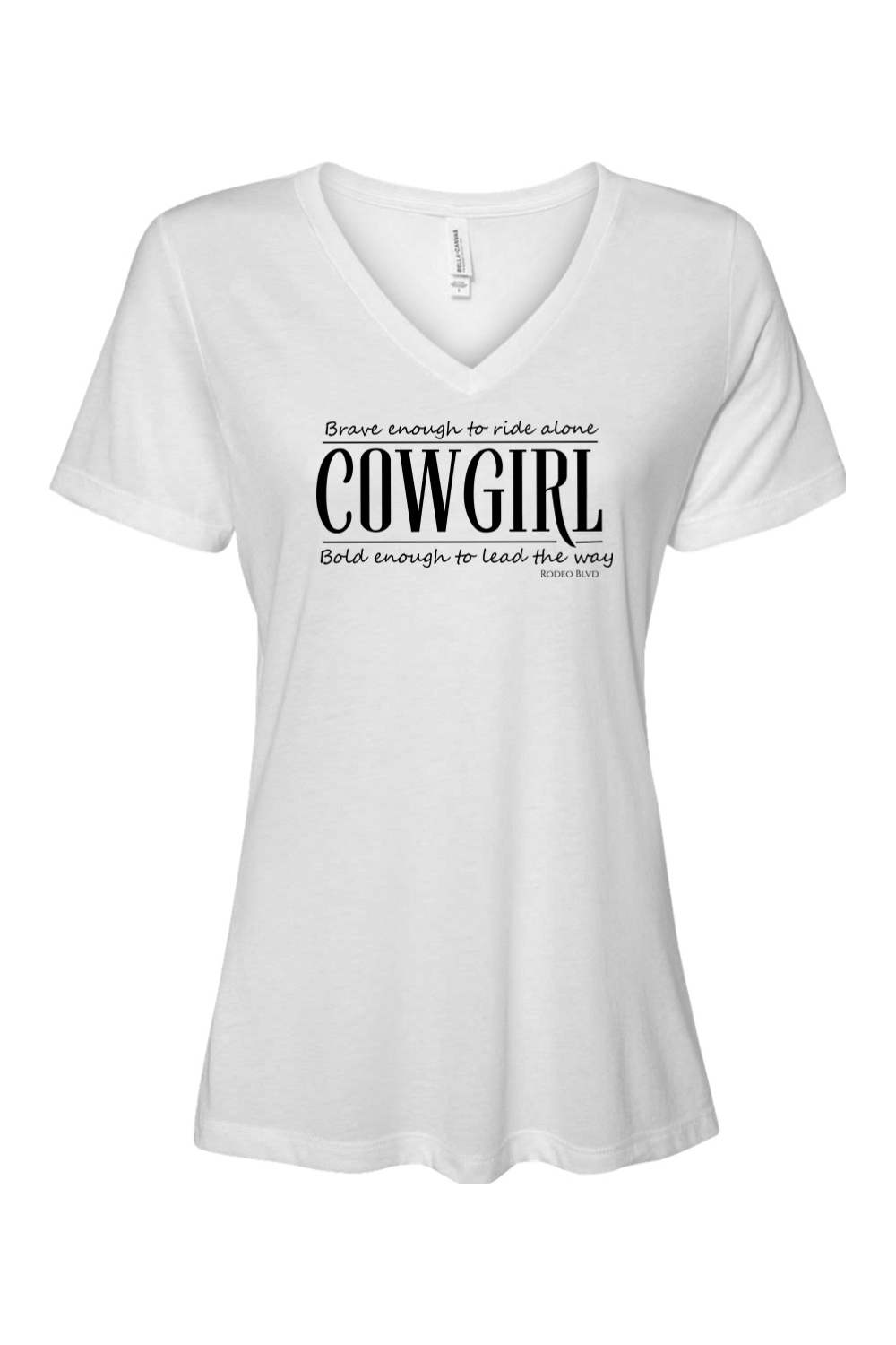 Brave Enough to Ride Alone  V-Neck