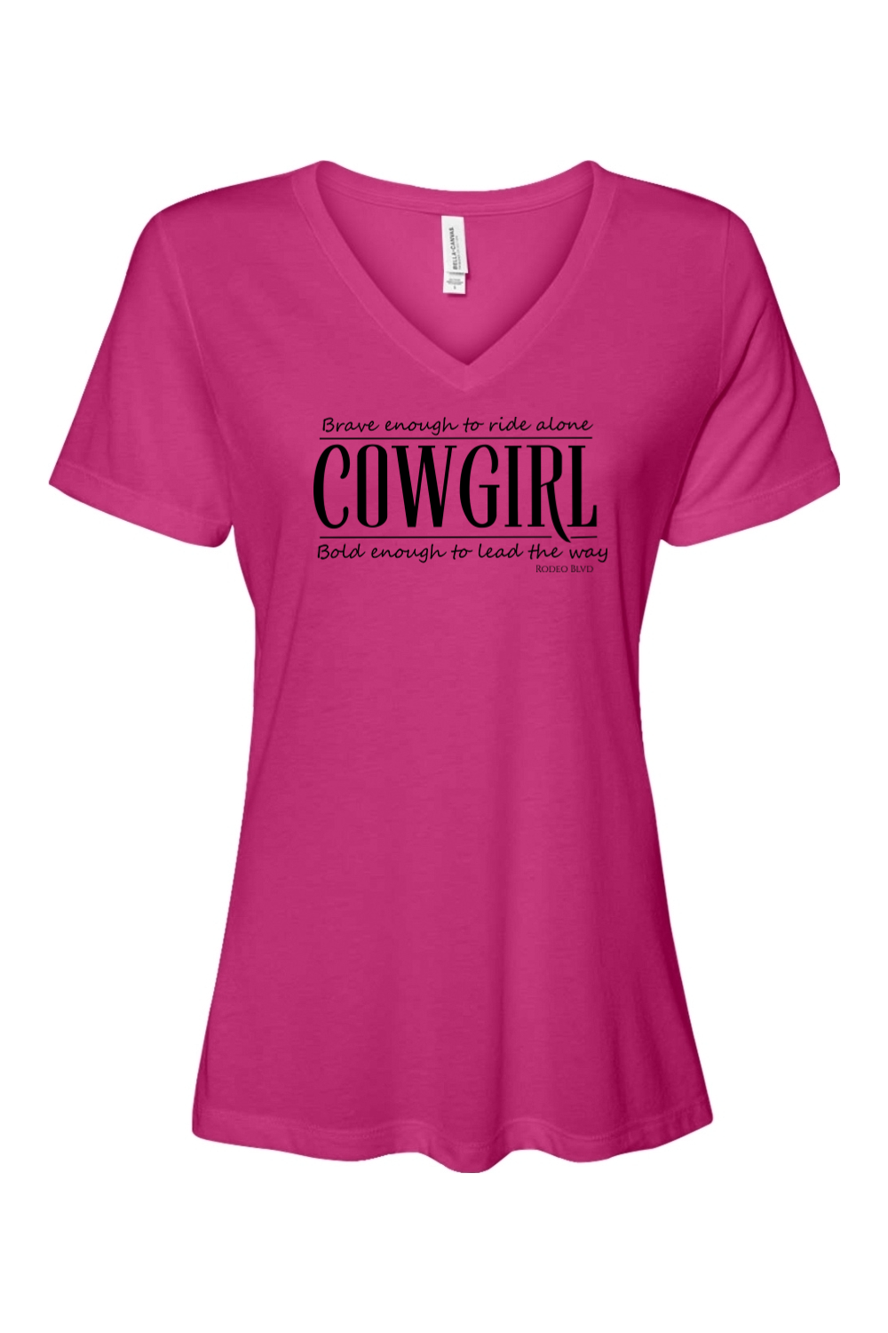 Brave Enough to Ride Alone  V-Neck