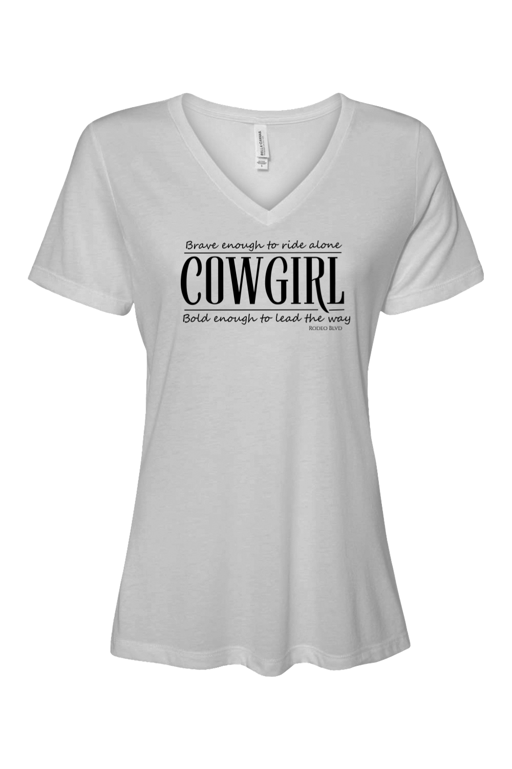 Brave Enough to Ride Alone  V-Neck