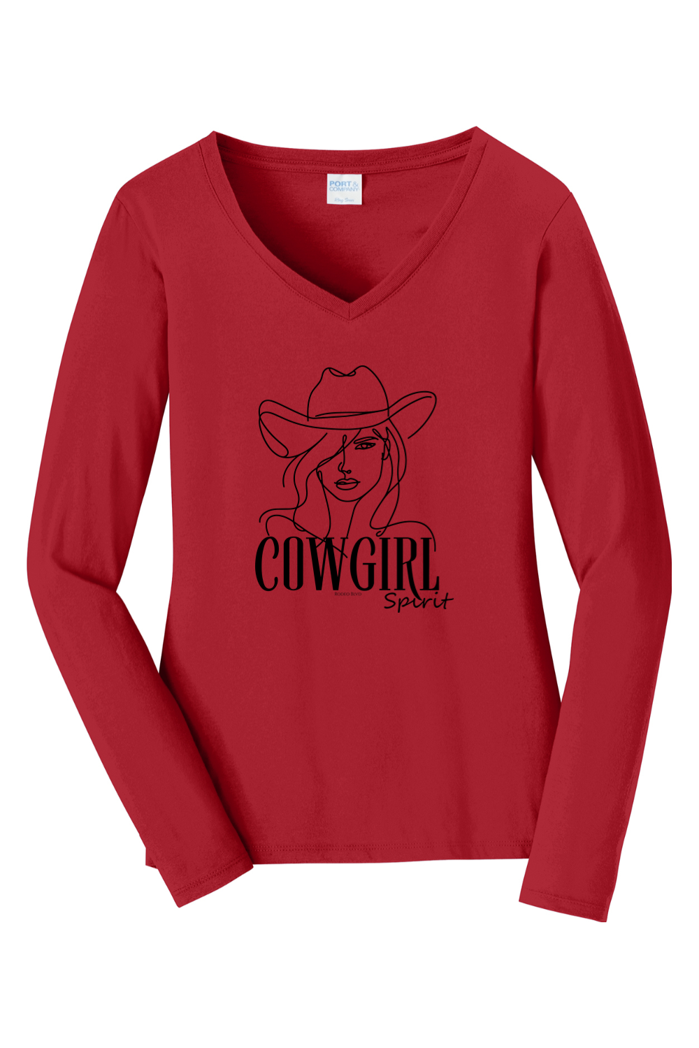 Cowgirl Spirit Long Sleeve V-Neck