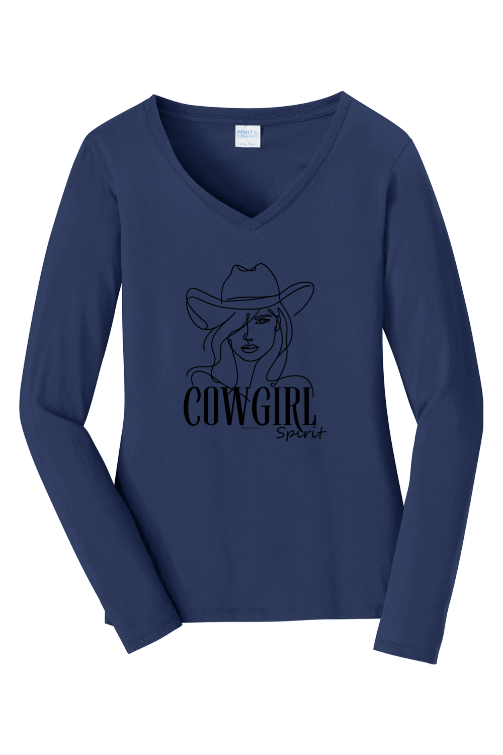 Cowgirl Spirit Long Sleeve V-Neck