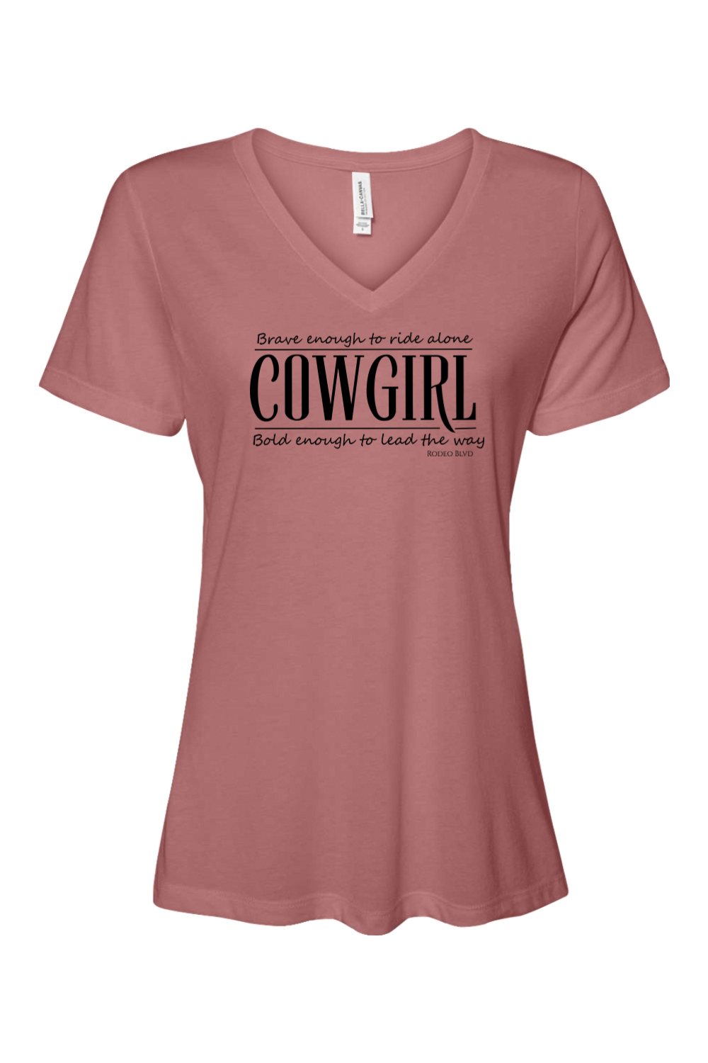 Brave Enough to Ride Alone  V-Neck